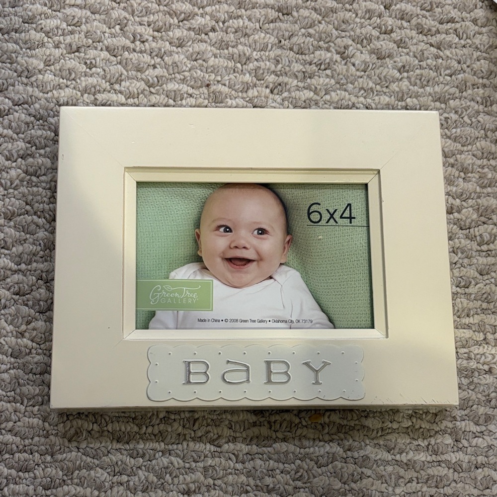 Cream Baby Photo Frame by